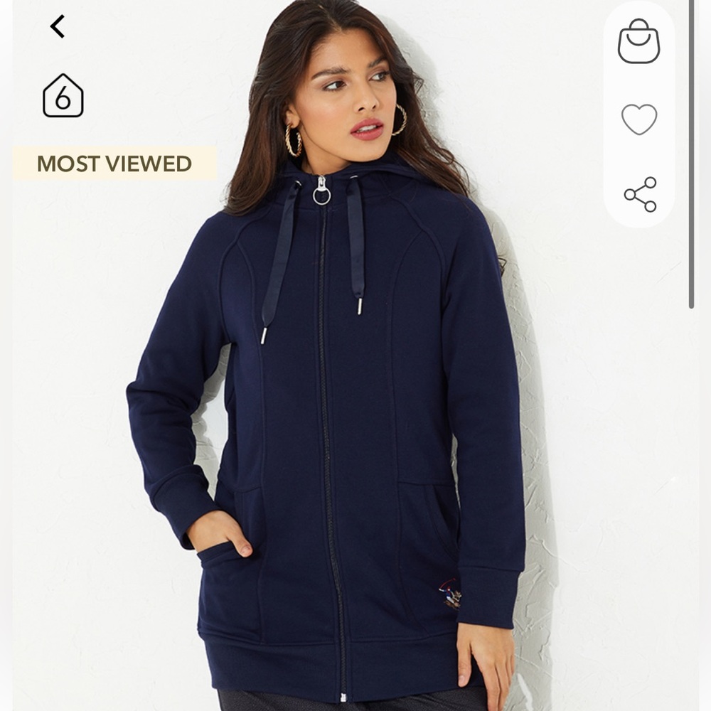 Christopher & Banks Navy Hoodie
